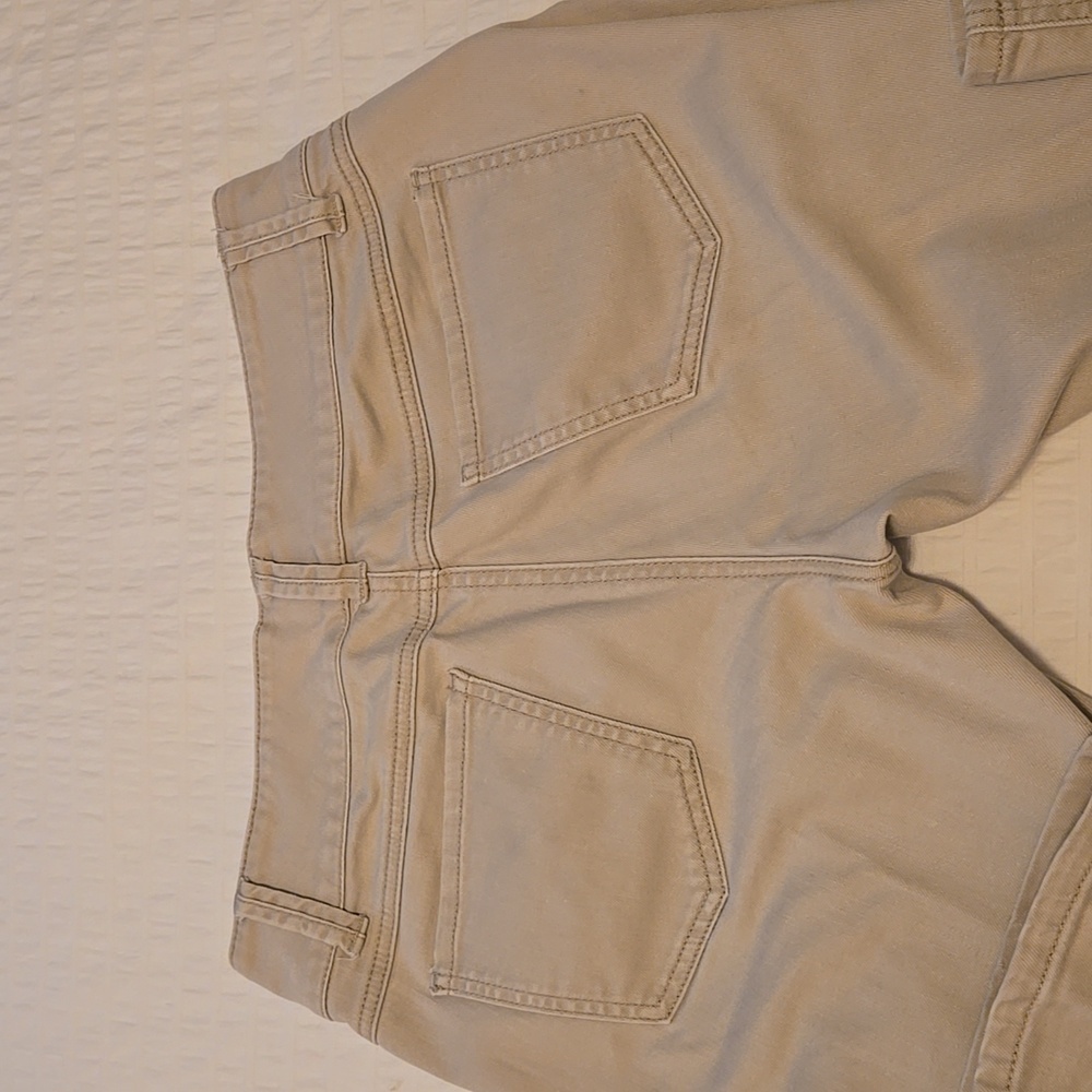 CABI LouLou Style#406 Straight Leg Mid Rise Denim Pants Sz 8 in Cafe Au Lait Y2K - Picture 9 of 13